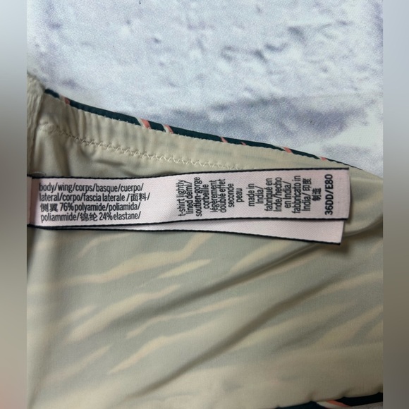 Victoria's Secret Zebra Print Bra - Black and Pink. Size 36DD - Picture 4 of 6